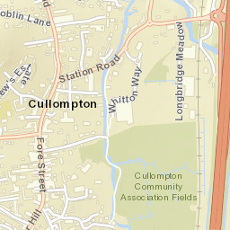 Cullompton Street Map