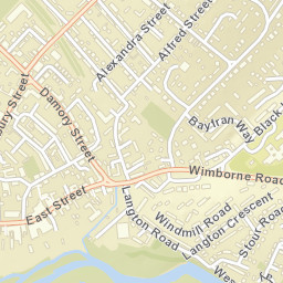 Blandford Forum Street Map