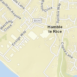 Hamble-le-Rice Street Map