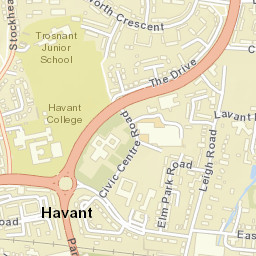 Havant Street Map
