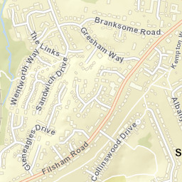 Saint Leonards-on-Sea Street Map