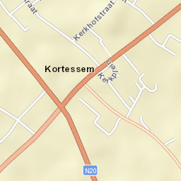 Kortessem Street Map