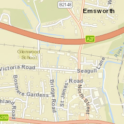 Emsworth Street Map