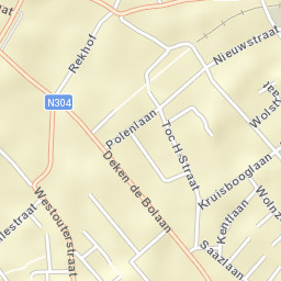 Poperinge Street Map