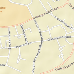 Kuurne Street Map