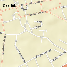 Deerlijk Street Map