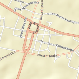 Włoszczowa Street Map