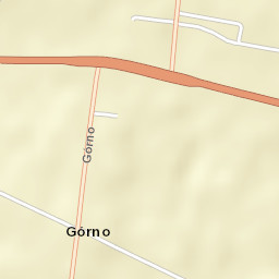 Górno Street Map