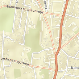 Volodymyr-Volynskyi Street Map