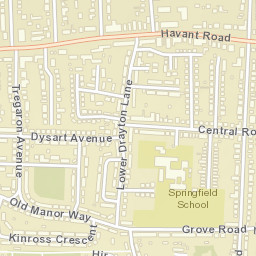 1-7 Lordington Close, Drayton, Portsmouth PO6, UK Street Map