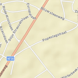Hoeselt Street Map