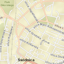 Świdnica Street Map