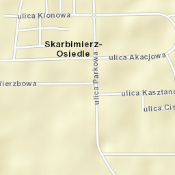 Skarbimierz Osiedle Street Map