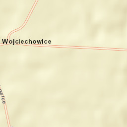 Wojciechowice Street Map