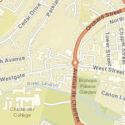 Chichester Street Map