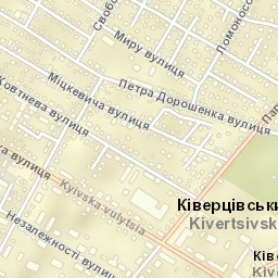Kivertsi Street Map