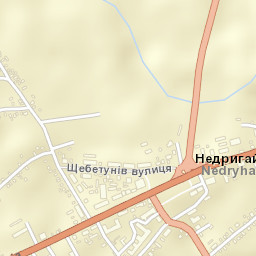 Nedryhayliv Street Map