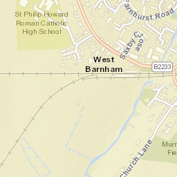 Barnham Street Map