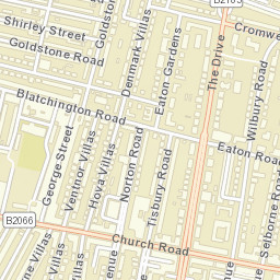 Hove Street Map