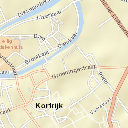 Kortrijk Street Map