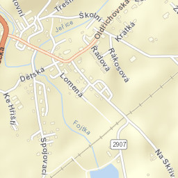 Mníšek Street Map