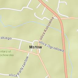 Mstów Street Map
