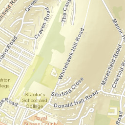 Brighton & Hove, uk Street Map