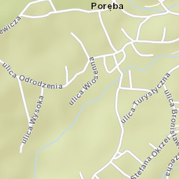 Szklarska Poręba Street Map