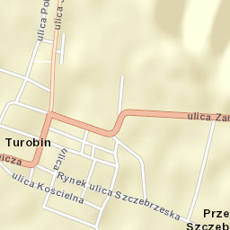 Turobin Street Map