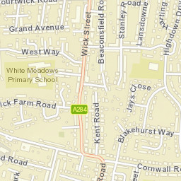 68 Wick Street, Wick, Littlehampton Street Map