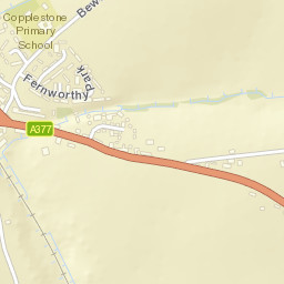 Copplestone Street Map