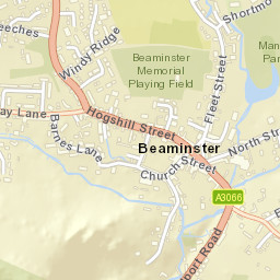 Beaminster Street Map