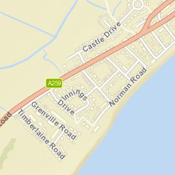 Pevensey Bay Street Map