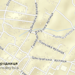 Horodnytsia Street Map