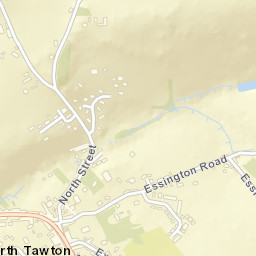 North Tawton Street Map