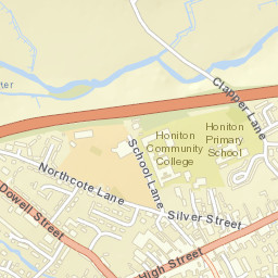 Honiton Street Map