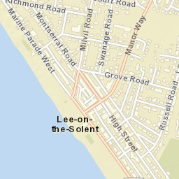 Lee-on-the-Solent Street Map