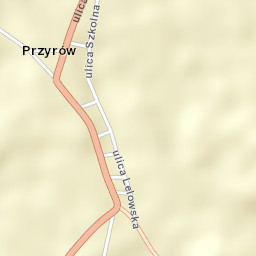 Przyrów Street Map