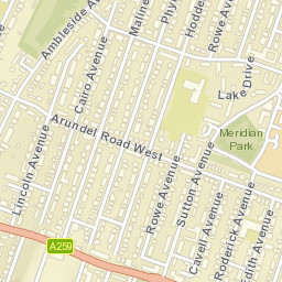 Peacehaven Street Map