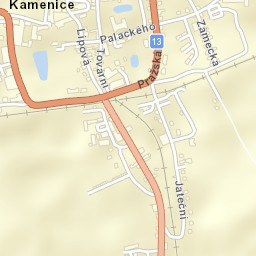 Česká Kamenice Street Map