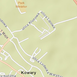 Kowary Street Map