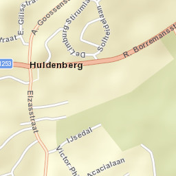 Huldenberg Street Map
