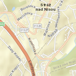 Stráž nad Nisou Street Map