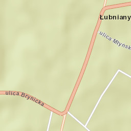 Łubniany Street Map