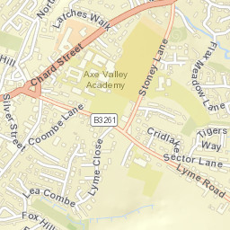 Axminster Street Map