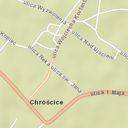Chróścice Street Map