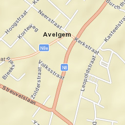 Avelgem Street Map