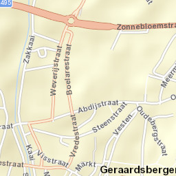 Geraardsbergen Street Map