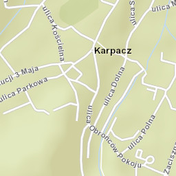 Karpacz Street Map