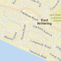 East Wittering Street Map